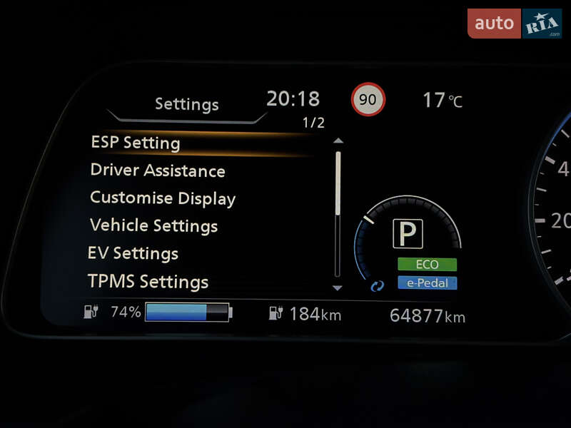 Хэтчбек Nissan Leaf 2019 в Виннице
