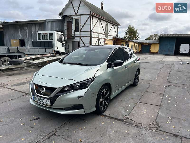 2018 Nissan Leaf, VIN SJNFAAZE1U0012533:plate — zdjęcie 1 (autoria)
