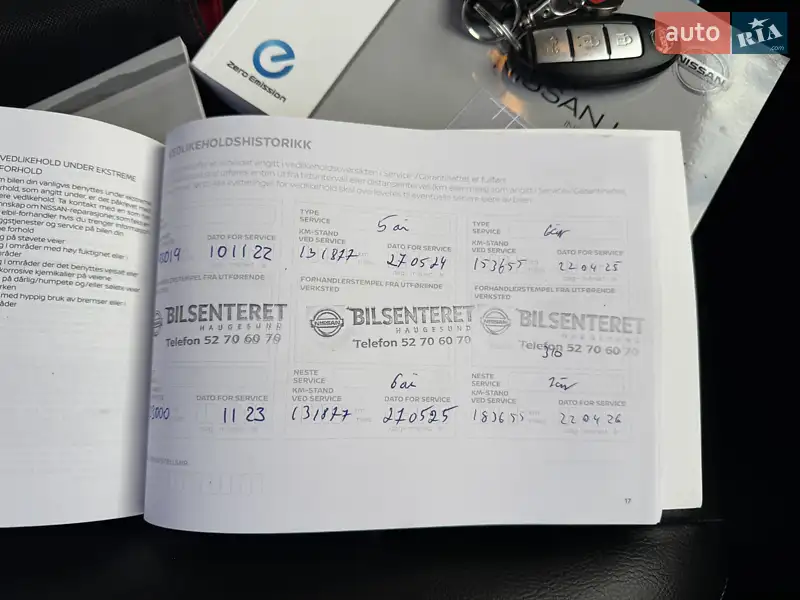 Хетчбек Nissan Leaf 2019 в Тернополі документ