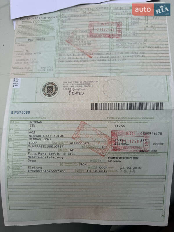 Хэтчбек Nissan Leaf 2018 в Ровно фото 12 Хэтчбек Nissan Leaf 2018 в Ровно