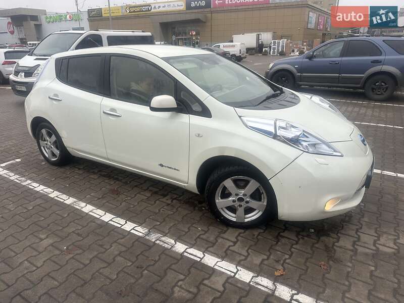 2013 Nissan Leaf, VIN JN1FAAZE0U0012947:plate — фото 1 (autoria)