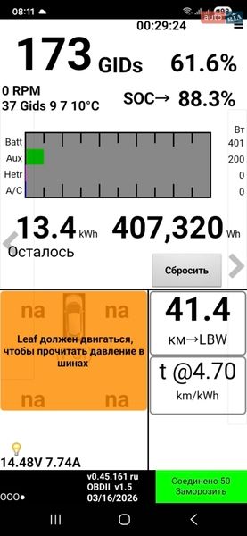 Хетчбек Nissan Leaf 2012 в Харкові