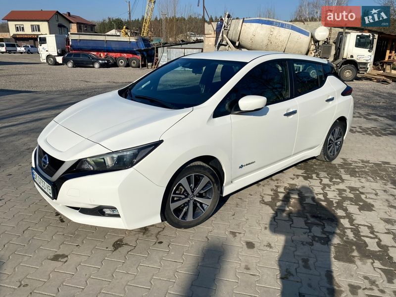 2019 Nissan Leaf, VIN SJNFAAZE1U0082271:plate — фото 1 (autoria)