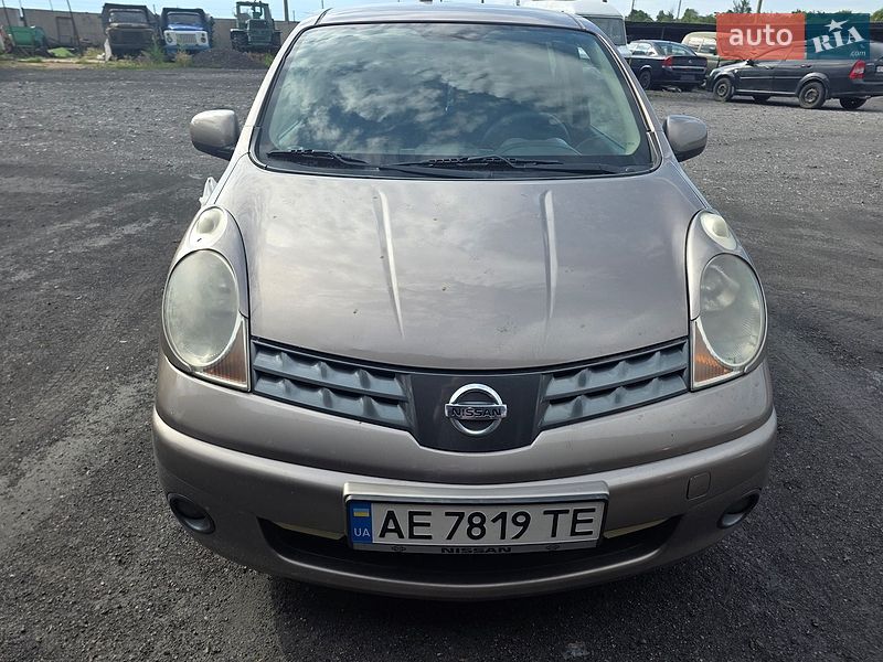 2007 Nissan Note, VIN SJNFAAE11U1212490:plate — фото 1 (autoria)