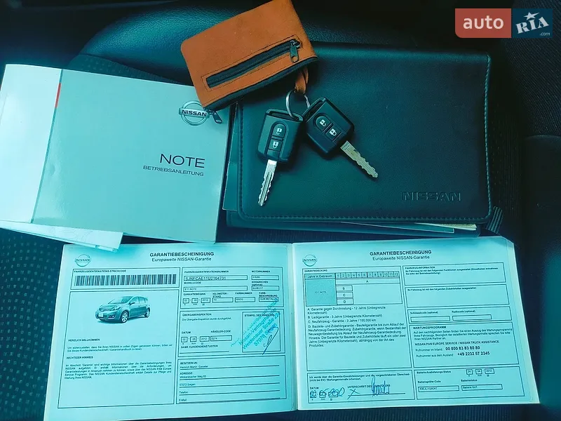 Хетчбек Nissan Note 2012 в Вінниці документ