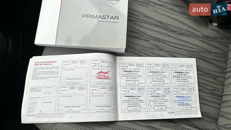 Мінівен Nissan Primastar 2014 в Луцьку документ