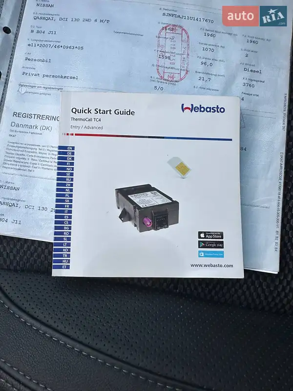 Внедорожник / Кроссовер Nissan Qashqai 2015 в Тернополе документ 2 фото Внедорожник / Кроссовер Nissan Qashqai 2015 в Тернополе документ