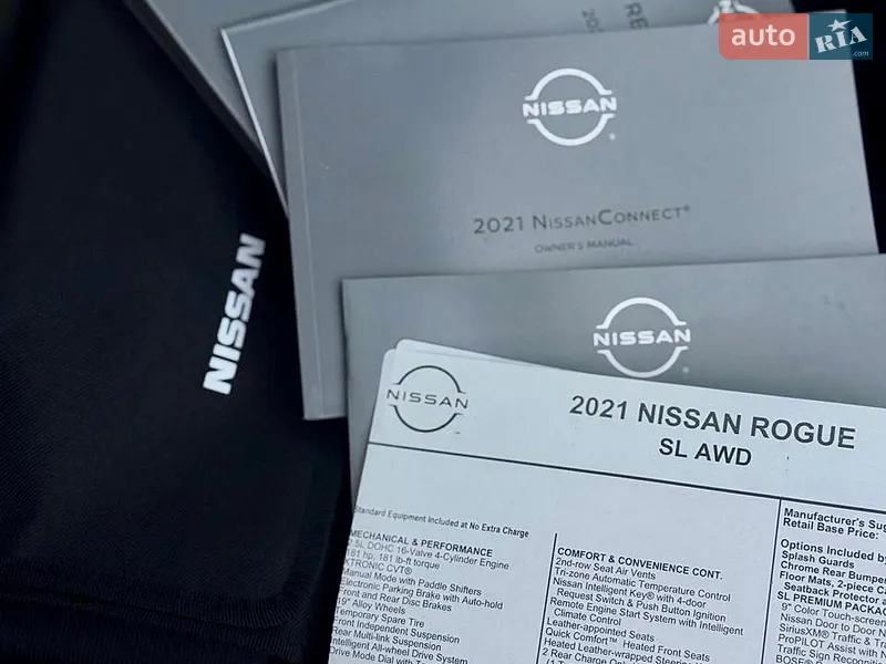 Внедорожник / Кроссовер Nissan Rogue 2020 в Киеве документ
