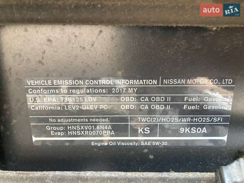 Хетчбек Nissan Versa Note 2017 в Полтаві фото 33 Хетчбек Nissan Versa Note 2017 в Полтаві