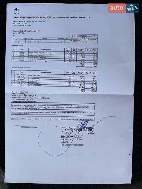 Позашляховик / Кросовер Nissan X-Trail 2018 в Дніпрі фото 54 Позашляховик / Кросовер Nissan X-Trail 2018 в Дніпрі