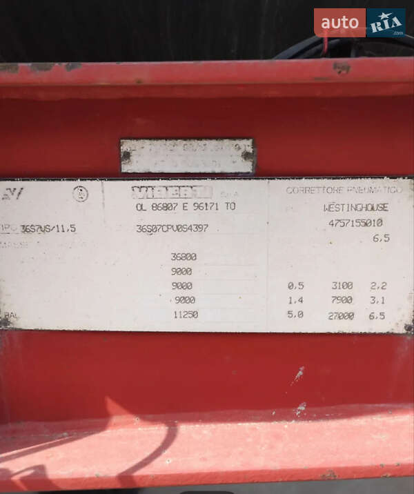 Цистерна полуприцеп NUOVA Ma.Na.Ro. 2000 в Виннице фото 6 Цистерна полуприцеп NUOVA Ma.Na.Ro. 2000 в Виннице