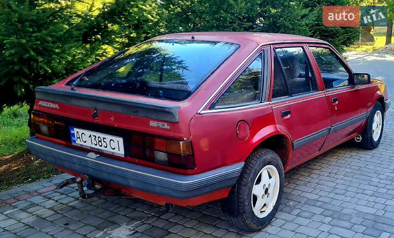 Хетчбек Opel Ascona 1986 в Ратному фото 6 Хетчбек Opel Ascona 1986 в Ратному