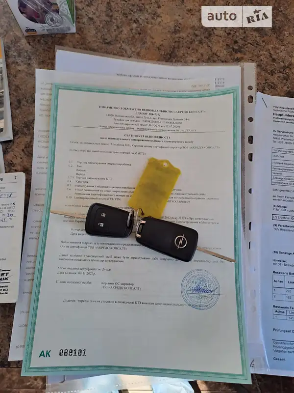 Универсал Opel Astra 2014 в Радивилове документ