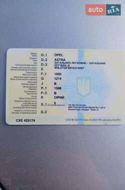 Хэтчбек Opel Astra 2000 в 