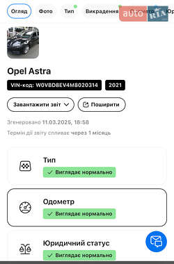 Универсал Opel Astra 2021 в 