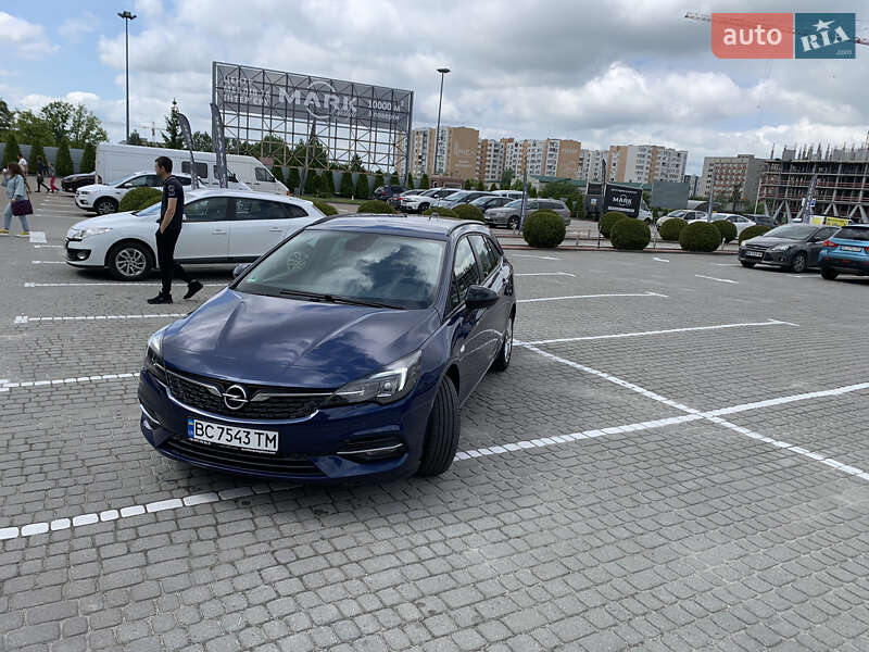 2021 Opel Astra, VIN W0VBD8EV7N8027095:plate — фото 1 (autoria)