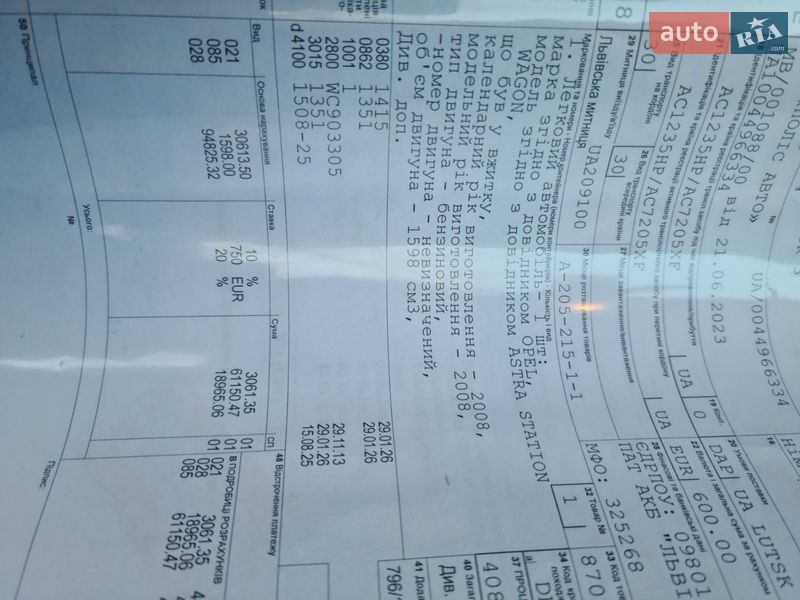 Универсал Opel Astra 2008 в Луцке