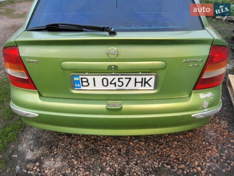 Купе Opel Astra 2001 в Лубнах