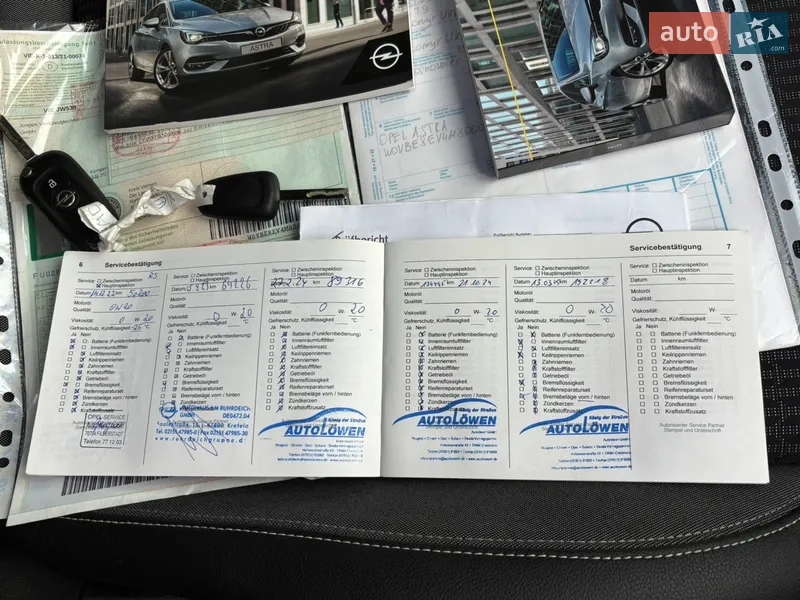 Универсал Opel Astra 2020 в Житомире документ