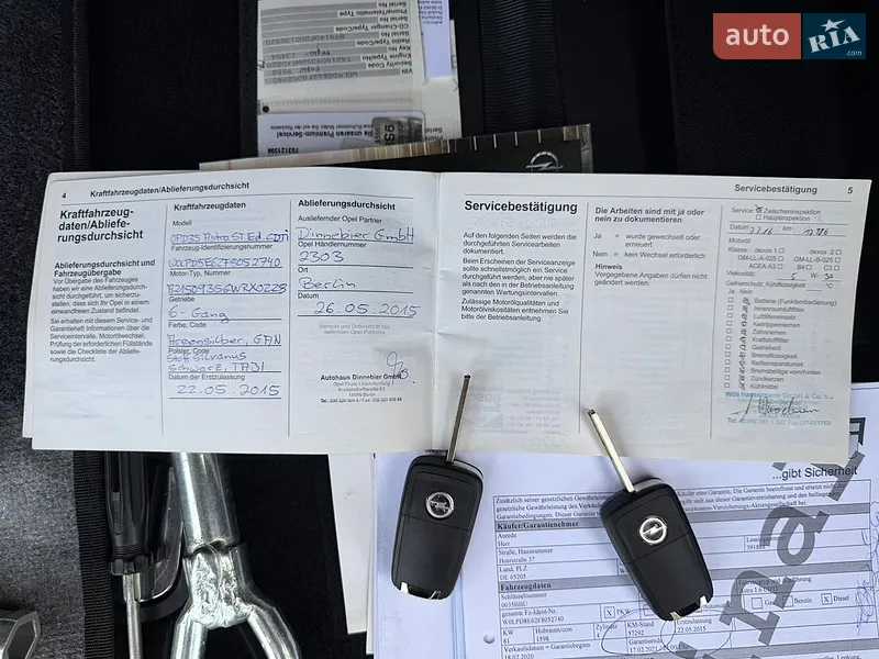 Універсал Opel Astra 2015 в Луцьку документ