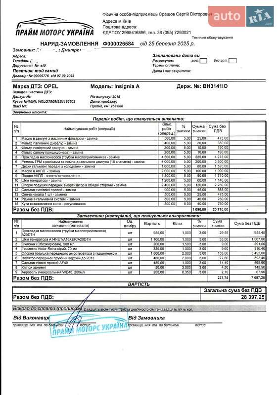 Універсал Opel Insignia 2015 в Чорноморську