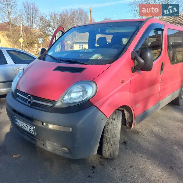 Opel Vivaro 2002 VIN W0LF7BCA62V620286 фото оголошення 8 з 43