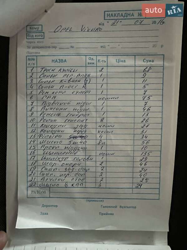 Минивэн Opel Vivaro 2005 в Тлумаче фото 22 Минивэн Opel Vivaro 2005 в Тлумаче