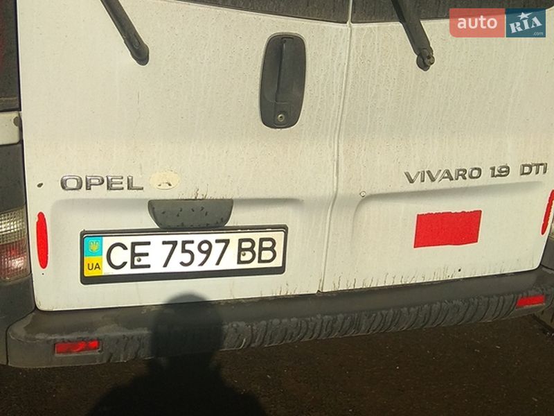 Минивэн Opel Vivaro 2003 в Черновцах