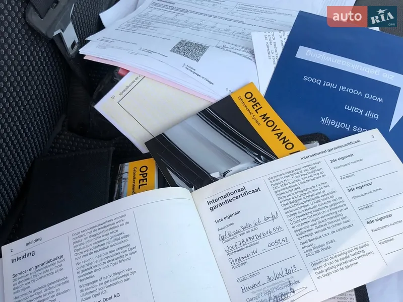 Грузопассажирский фургон Opel Vivaro 2013 в Ивано-Франковске документ 3 фото Грузопассажирский фургон Opel Vivaro 2013 в Ивано-Франковске документ