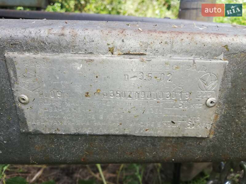 Легковой прицеп Ось П-3.5 2009 в Полтаве