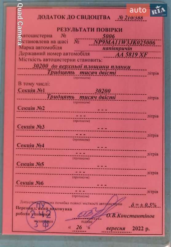 Цистерна полуприцеп Ozgul M 2018 в Киеве