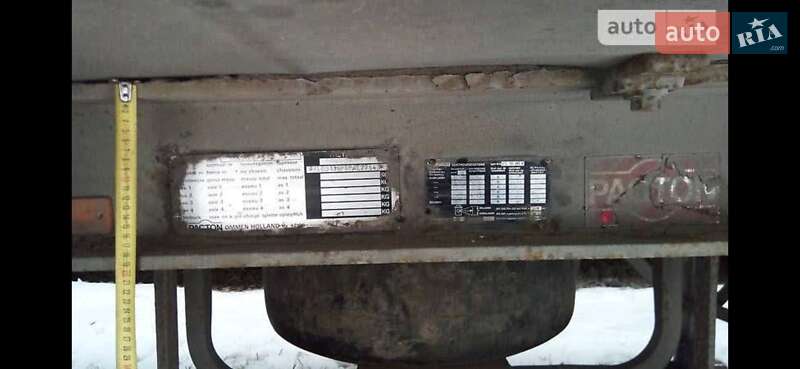 Шасси полуприцеп Pacton 3139 1990 в Луцке