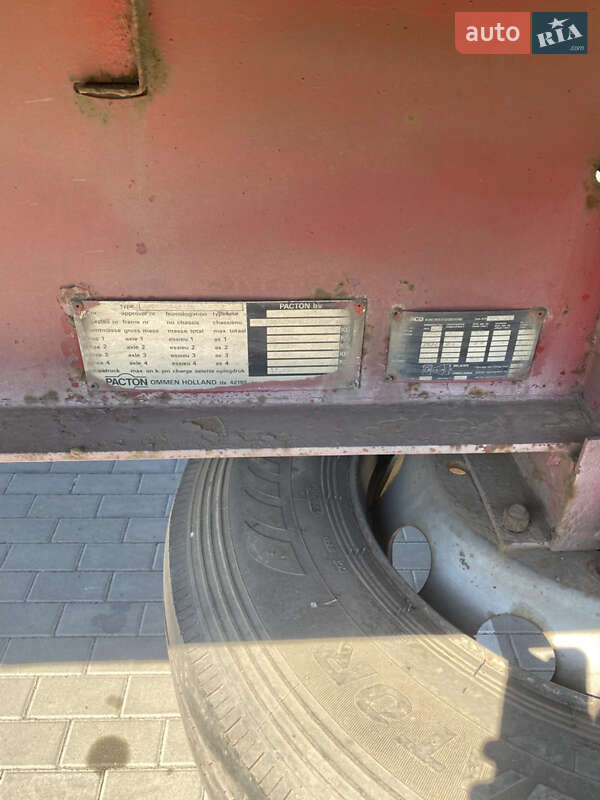 Зерновоз - напівпричіп Pacton BPW 1995 в Вінниці