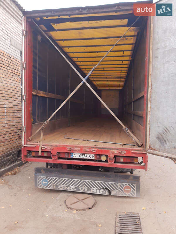 Тентованный борт (штора) - полуприцеп Pacton T3001 2003 в 