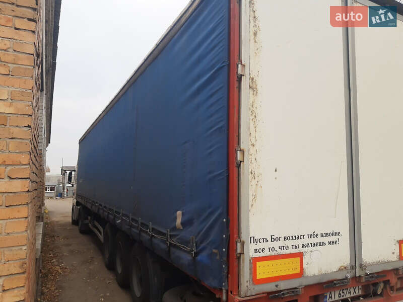 Тентованный борт (штора) - полуприцеп Pacton T3001 2003 в Броварах