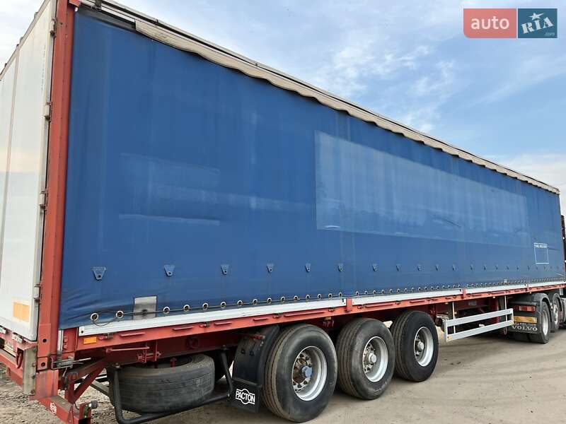 Тентованный борт (штора) - полуприцеп Pacton T3001 2003 в Ковеле