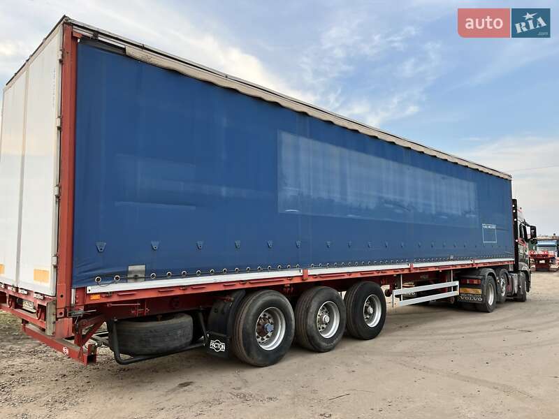 Тентованный борт (штора) - полуприцеп Pacton T3001 2003 в Ковеле