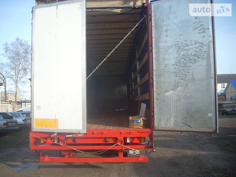 Тентованный борт (штора) - полуприцеп Pacton T3001 2003 в Ковеле