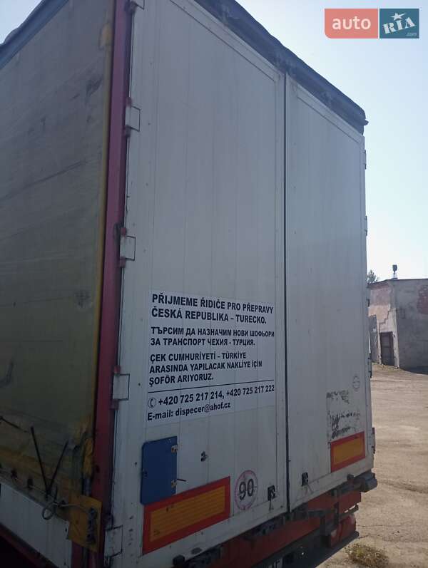 Тентованный борт (штора) - полуприцеп Panav NV35PK 2008 в Ратным