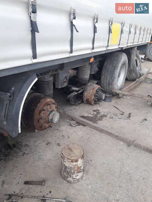 Тентований борт (штора) - напівпричіп Panav SAF 2008 в Надвірній