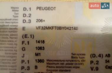 Универсал Peugeot 206 plus 2011 в  фото 12 Универсал Peugeot 206 plus 2011 в