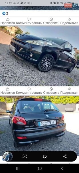 Хетчбек Peugeot 206+ 2010 в Луцьку