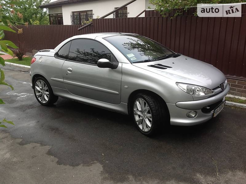 Кабриолет Peugeot 206 2004 в Киеве