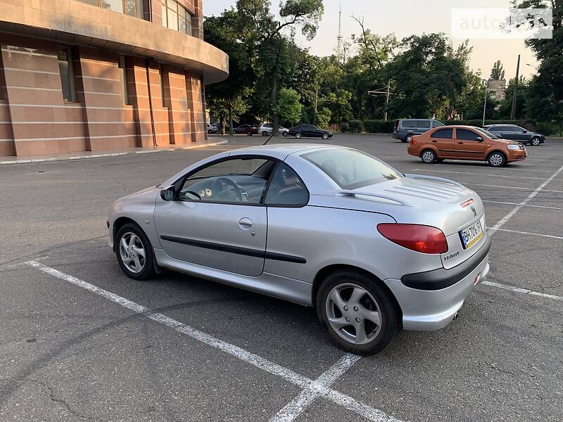 Кабриолет Peugeot 206 2002 в Одессе