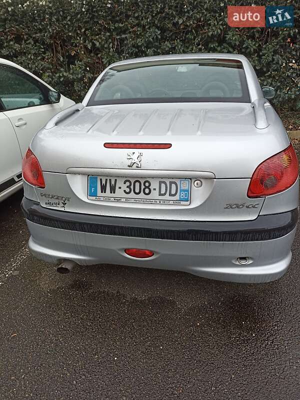 Кабриолет Peugeot 206 2002 в Днепре