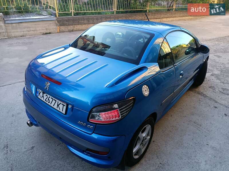 Кабріолет Peugeot 206 2002 в Охтирці