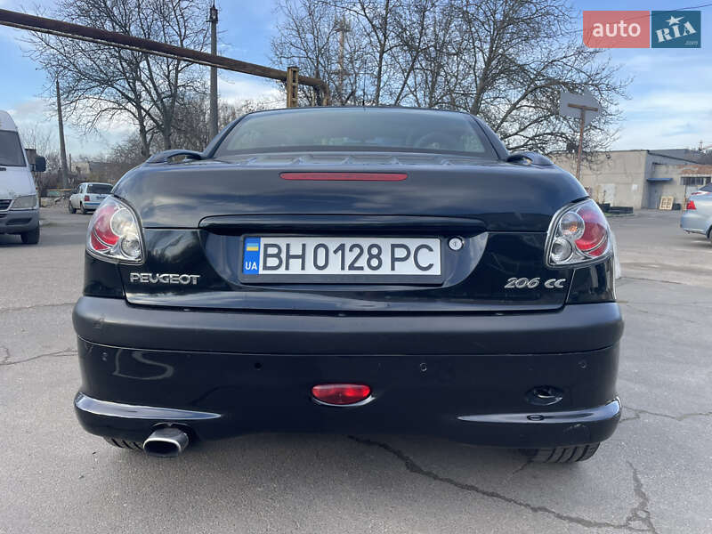 Кабриолет Peugeot 206 2002 в Одессе