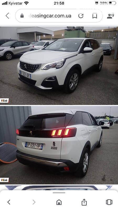 Внедорожник / Кроссовер Peugeot 3008 2017 в Ивано-Франковске
