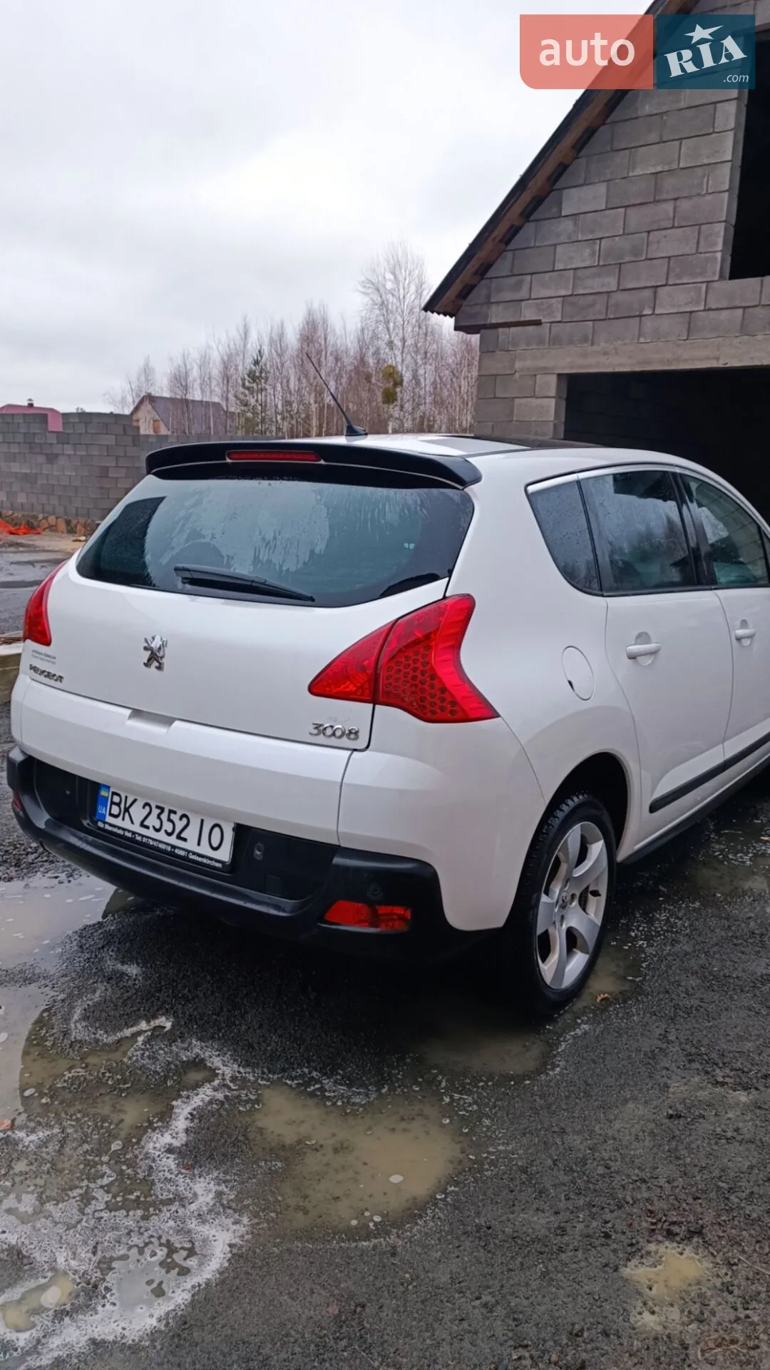 Peugeot 3008 2010 VIN VF30URHHAAS339646 фото оголошення 2 з 10