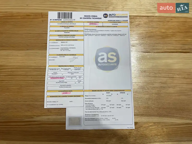 Внедорожник / Кроссовер Peugeot 3008 2015 в Сумах документ